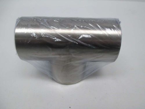 NEW VNE E7WWW2.0 304 A3 STAINLESS SANITARY TEE FITTING 2IN TRI-WELD D365353