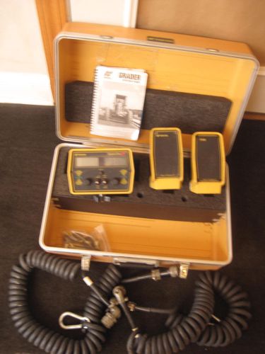 Topcon system four plus control panel 9160p &amp; 2 topcon/tds sonic trackers ii for sale