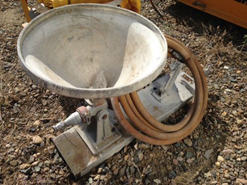 Used chemgrout cg-050 hand operated piston grout pump for sale