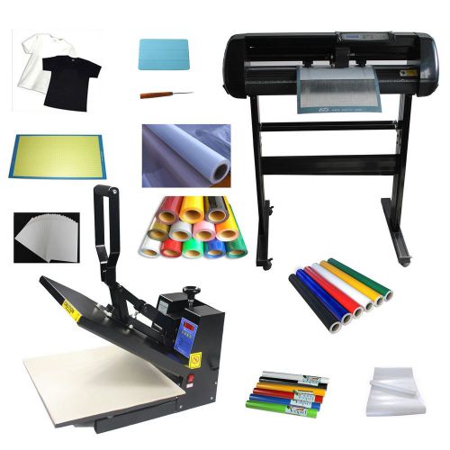 24&#034; cutting plotter heat press heat tansfer vinyl sign vinyl stencil lots stuffs for sale