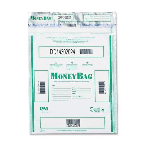 47 bags of pm company 58050 tamper-evident deposit bags 15&#034;x 20&#034; pmc58050 for sale