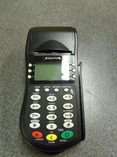 EQUINOX T4205 Credit Card Machine w/ Roll of Paper pn:010344-003r