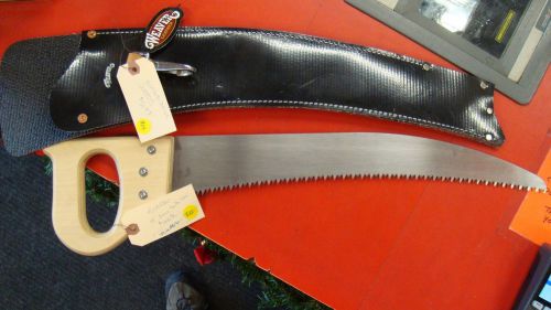 Fanno 19&#034; Lance Tooth Saw With Weaver Leather Scabbard