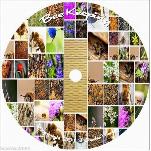 BeeKeeping with Hive System Plans 300+ books guides homesteading preppers CD DVD
