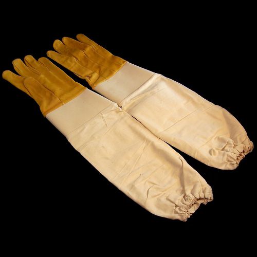 Non ventilated leather bee keeping gloves size xxl for sale