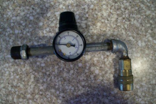 Air pressure regulator with pipe coupling 100 x kpa psi for sale