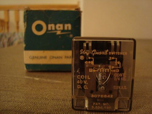NOS Onan Generator Relay - 307B642 (307-1978) (307-0642)