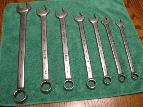 7 piece Snap-on Wrenches Standard 7/16 to 7/8