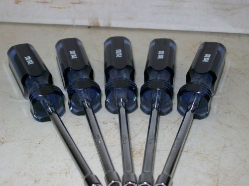 2 great neck 3/16&#034; nut drivers 6 point new h913  qty 5 for sale