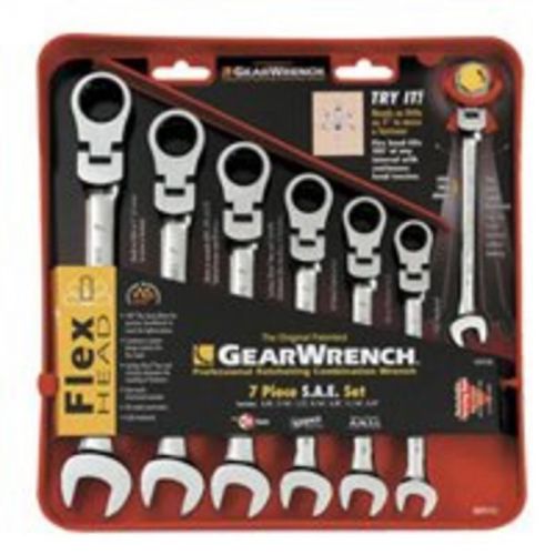 Gearwr Flex Comb Set 7Pc APEX TOOL GROUP Wrench Sets-Metric 9700 082171097003