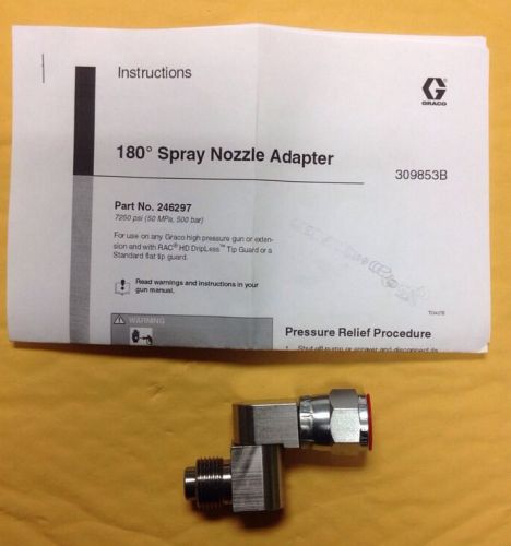 Graco 246297 180 Degree Spray Nozzle Adapter 7000psi Maximum