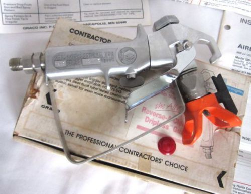 Vintage GRACO Contractor AIRLESS SPRAY GUN-Model 220955-Series G88A-Instructions