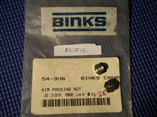 54-306 Air Packing Nut  (lot of 33 Nuts)
