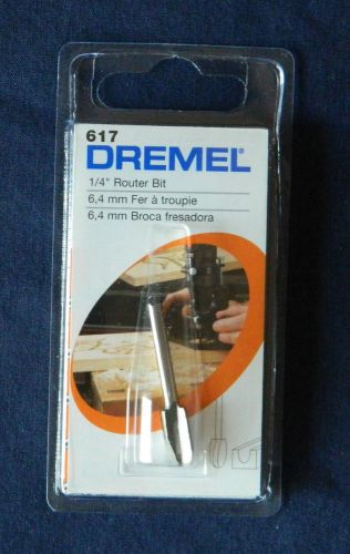 NEW DREMEL # 617 CORE BOX ROUTER BIT 1/8&#034; SHANK FOR ALL ROTARY TOOLS