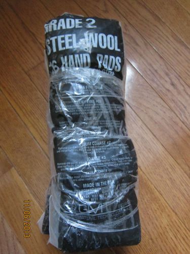 32 Grade 2 Steel Wool Hand Pads, NEW