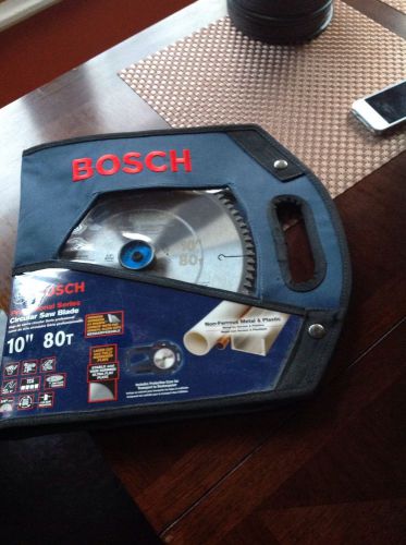 Bosch 10&#034; 80t Circular Saw Blade with Case
