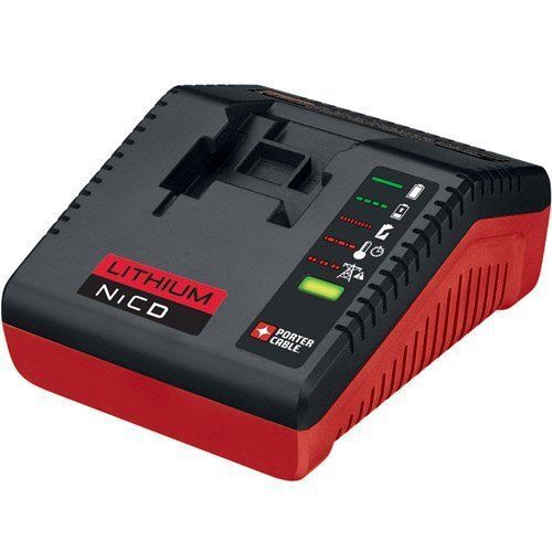 NEW PORTER-CABLE PCXMVC Multi-Chemistry Slide Battery Charger Li-Ion or Ni-Cd
