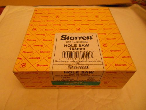 Starrett SH168 High Speed Steel Bi Metal Holesaw 168mm