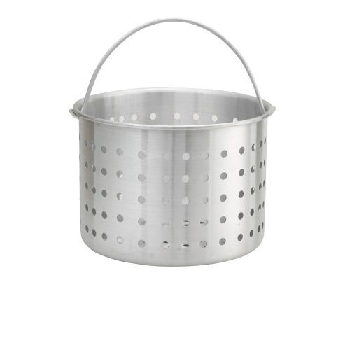 Winco Stock Pot 20 qt with Steamer Basket and Cover Aluminum Cookware Set