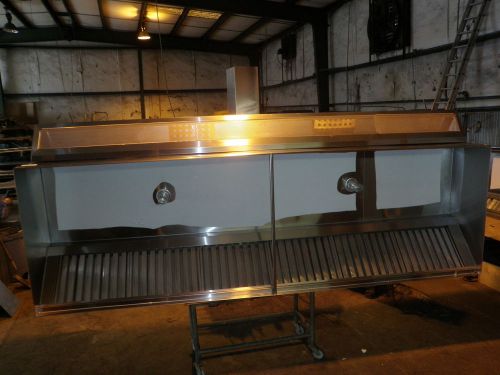 4   ft. type l exhaust hood with m u air &amp; fire suppression system blowers , new for sale