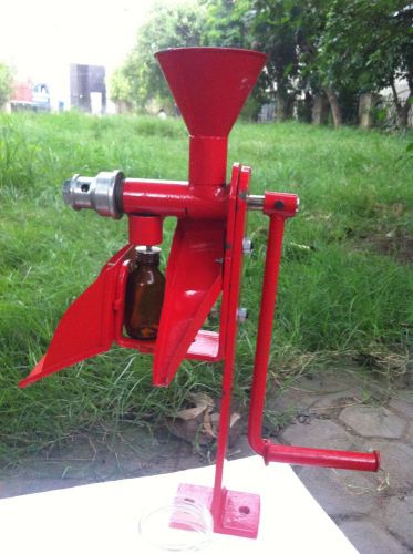 2 x heavy duty nut &amp; seeds hand operated oil expeller/screw press with stand for sale