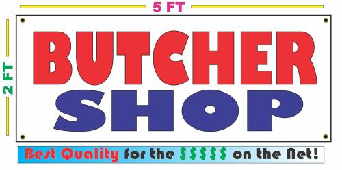 Full Color BUTCHER SHOP BANNER Sign NEW Larger Size Best Quality for the $$$