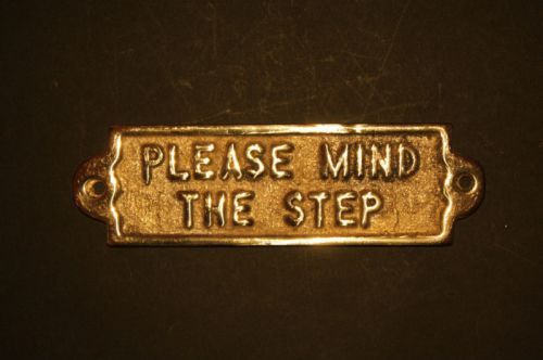 Please Mind The Step - Irish Brass Pub,Restaurant, Sign