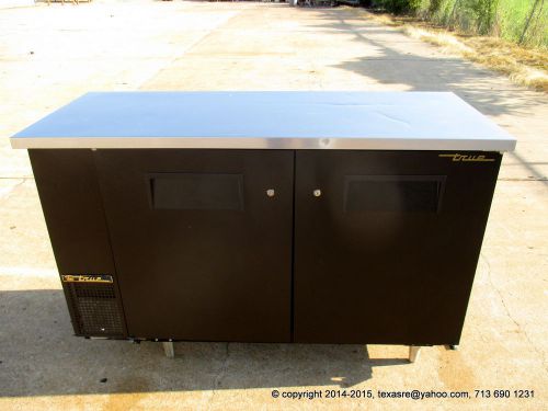 60&#034; TRUE TBB-24-60 STAINLESS STEEL TOP REFRIGERATED BACK BAR BEER COOLER