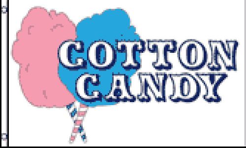 COTTON CANDY 3&#039;X5&#039; FLAG W/BRASS GROMMETS - POLYESTER