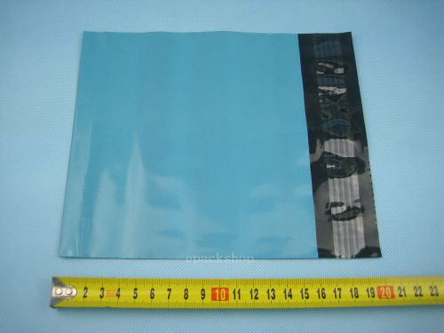 10 blue poly mailing bags plastic envelopes mailers 6.7&#034; x 6&#034;_170 x 160+40mm for sale