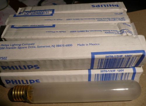 light bulbs (8) (philips  807502 20t6-1/2dc/lf  120v see pictures for details