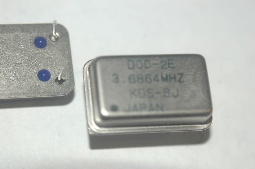 KDS DOC2E-3.6864MHZ 8-Pin Through Hole Crystal New Parts Lot Quantity-25