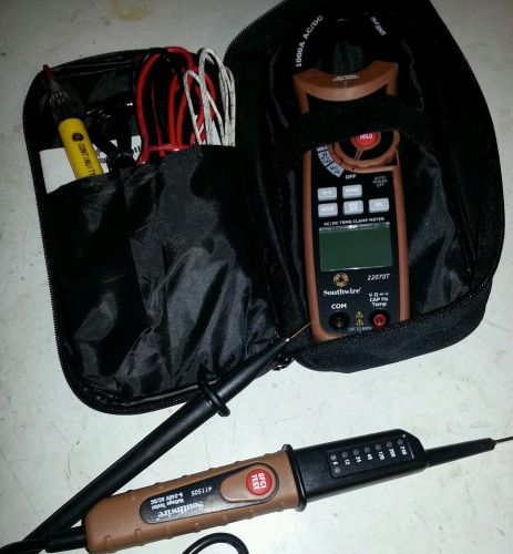 True RMS AC/DC CLAMP METER with extras