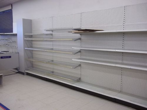 Used gondola store shelving 4&#039; wall section/grove city pa (pittsburgh pa area) for sale
