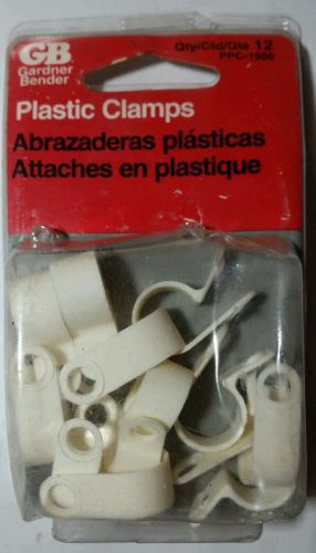 Garder Bender Plastic Clamps 12 Pieces PPC-1550 Factory  Sealed