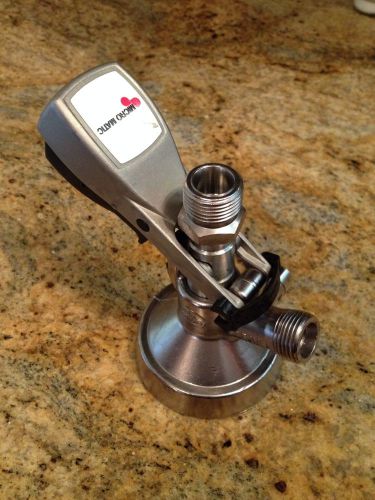 Beer keg tap system &#034;g&#034; coupler micro matic ergo lever handle for sale