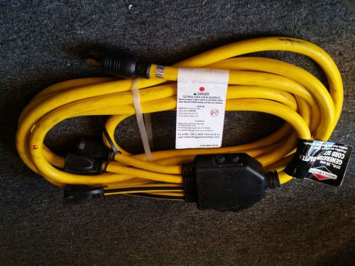BRIGGS &amp; STRATTON 25FT 30AMP GENERATOR CABLE ADAPTER CORD SET FREE SHIPPING
