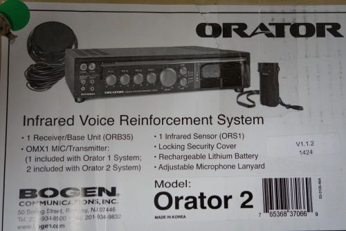 bogen orator 2 infrared voice reinforcement system ORB35