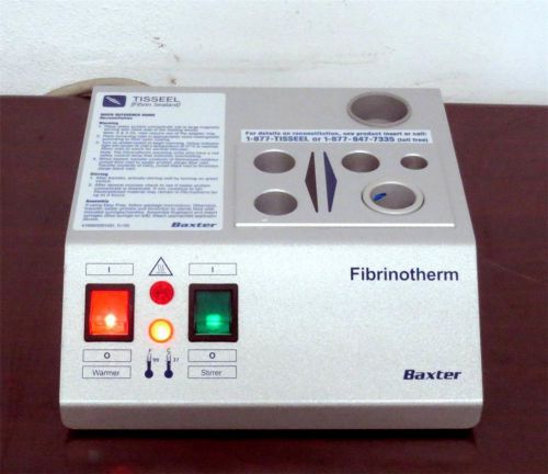Baxter Fibrinotherm Heating and Stirring Device with WARRANTY #2