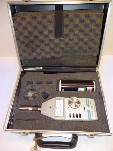 Simpson model 886 sound level meter with 890 calibrator, case and accessories. for sale