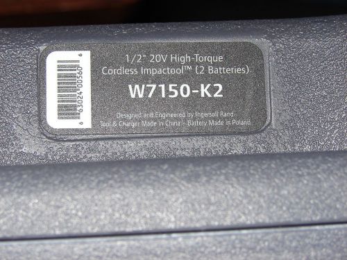 New Ingersoll Rand Impact kit W7150-K2