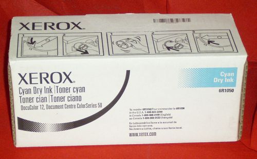 Xerox DocuColor 12 Cyan Dry Ink/Toner  6R1050  Unopened 2 Cartridges