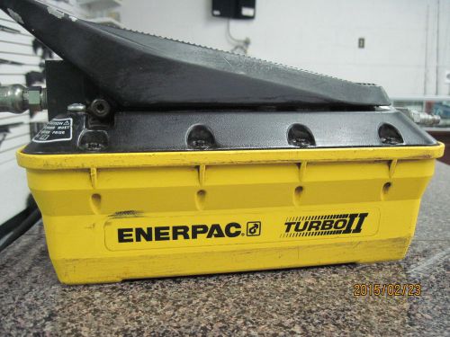 Enerpac patg-1102n turbo ii air/hydraulic pump patg1102n with 6 foot hose for sale