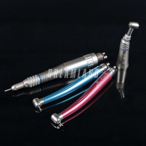 2* Dental High speed Handpiece 4 Hole + Inner Water Contra Angle Kit AEPT-4 USA7