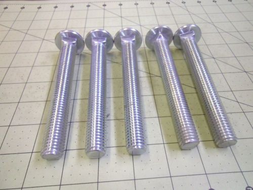 (5) 5/8-11 x 5 carriage bolts width 0.64 #57477 for sale