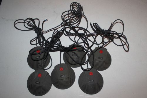 Lot of 6 PolyCom 2201-00698-001 SoundStation EX External Microphone