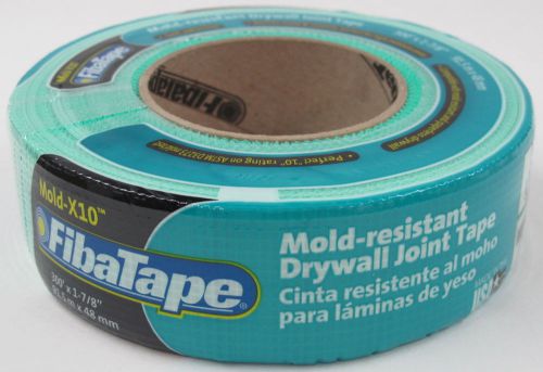 NEW 12-Pack FibaTape 300&#039; x 1-7/8&#034; Mold-X10 Mold-Resistant Drywall Joint Tape