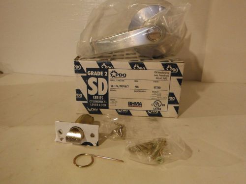 PDQ Privacy lock US26D Finish SD-176 BRAND NEW!