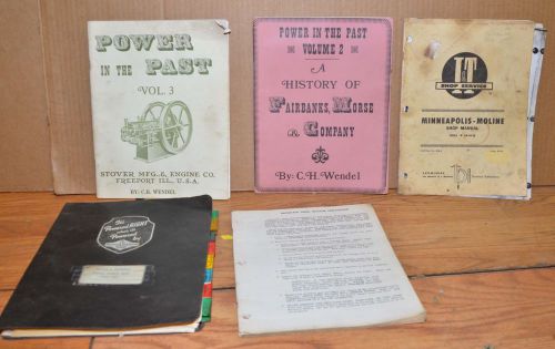 Rare collectible wendel power in the past #2 3 hit &amp; miss engine tractor manual for sale