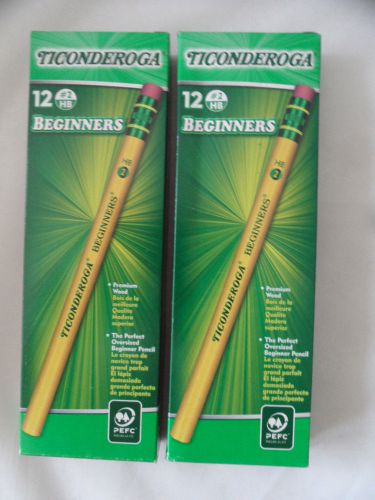Ticonderoga Beginners Pencils (2 - 12 count boxes)